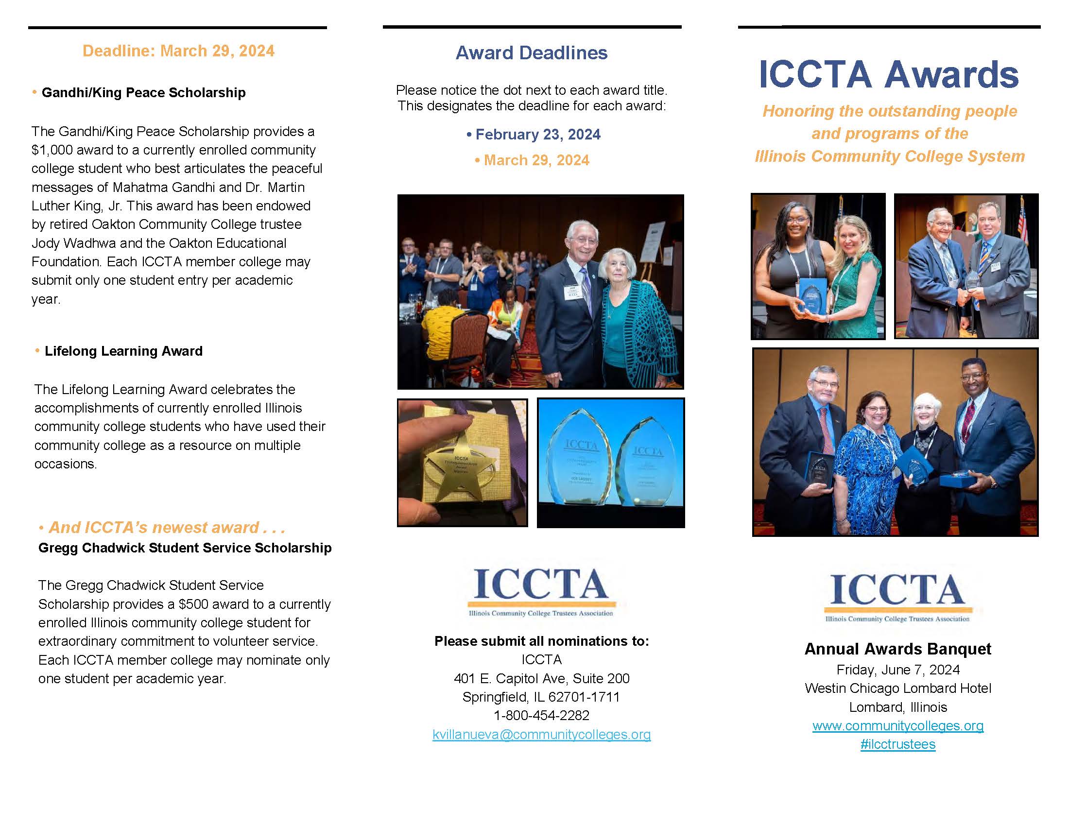 2024 ICCTA awards brochure