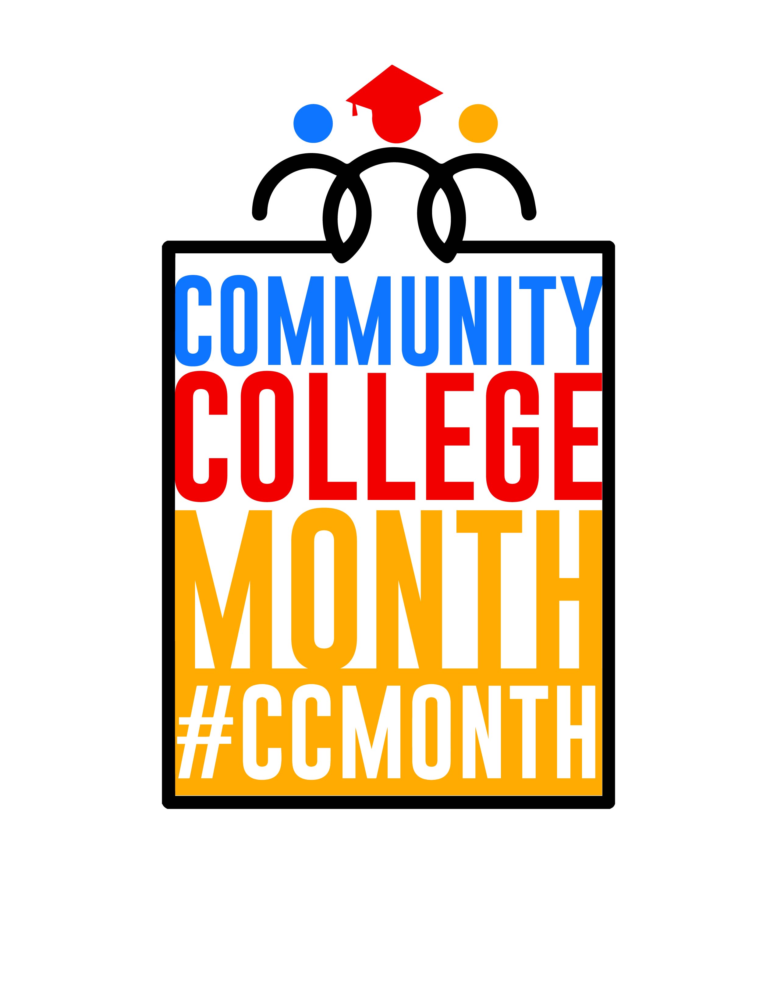 Community College Month logo