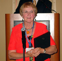 Virginia McMillan, ICCTA's newest Honorary Member